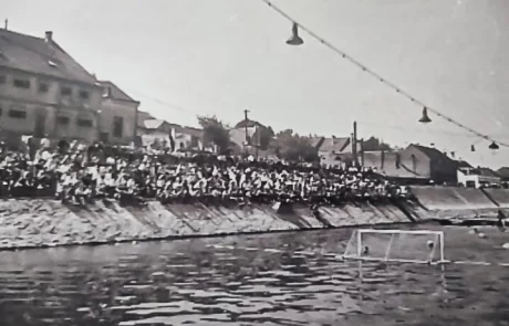 Vaterpolo utakmica na Dravi